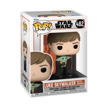 FUNKO POP! - Star Wars - The Mandalorian Luke Skywalker with Child #482